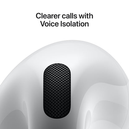 Apple AirPods 4 headphones — personalized spatial audio and sweat resistant