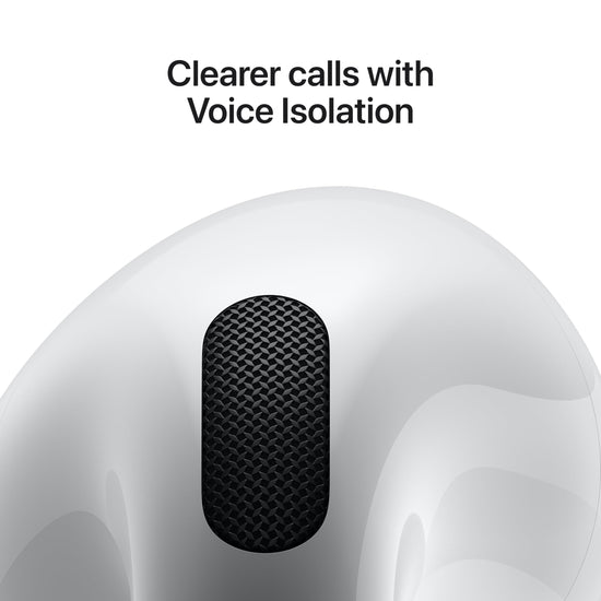 Apple AirPods 4 headphones — personalized spatial audio and sweat resistant