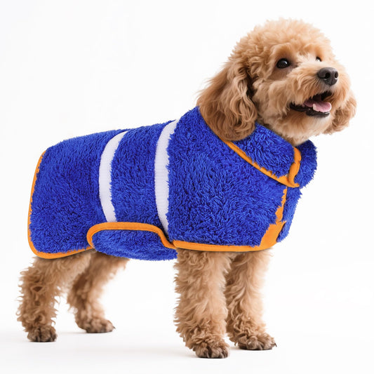Bienbee dog bathrobe — quick drying super absorbent for small to large dogs