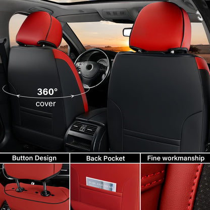 Coverado car seat cover — breathable faux leather for winter vehicles