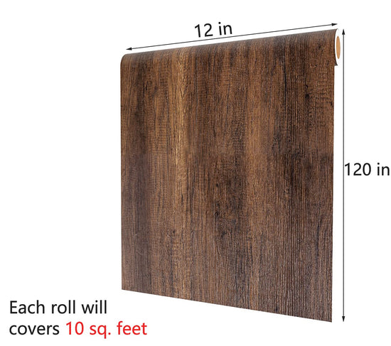 Wallpaper — Brown wood design by Decotalk