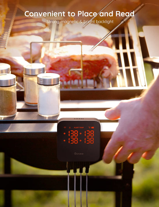 Govee WiFi meat thermometer — smart wireless thermometer with app alerts