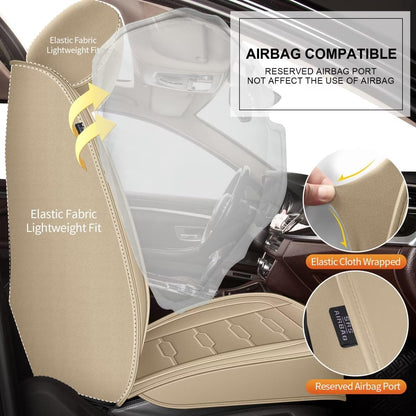 AOMSAZTO vehicle seat cover — Custom fit faux leather for 2011-2019 Ford Flex