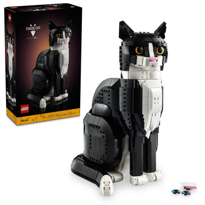 LEGO Ideas Tuxedo Cat – Building set for adults 18+