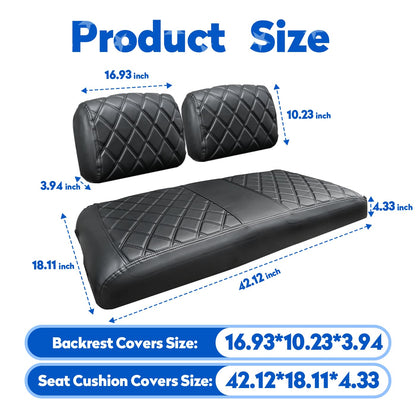 Vehicle seat cover — Nokins golf cart seat covers for Yamaha models G2-G22