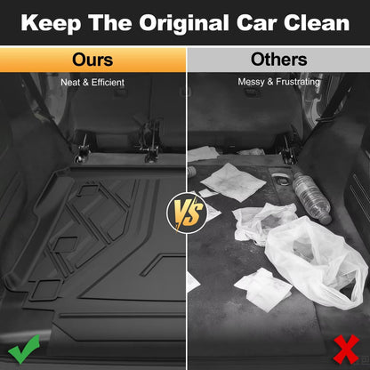 Upgraded vehicle mat — All weather cargo liner for 2018-2026 Jeep Wrangler JL 4X4 without OEM subwoofer
