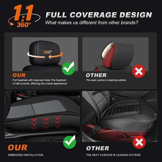 Vehicle seat cover — AOMSAZTO custom fit for Chevy Colorado and GMC Canyon 2023-2026