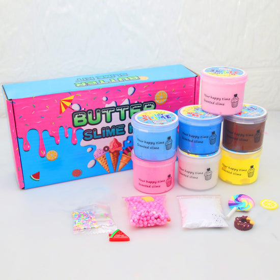 ZONEWAY cake butter slime kit — soft and non-sticky slime for party favors