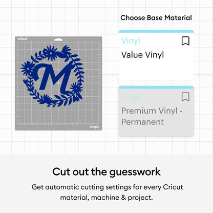Cricut sticker decal — value permanent vinyl