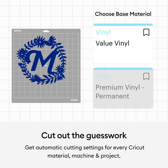 Cricut sticker decal — value permanent vinyl