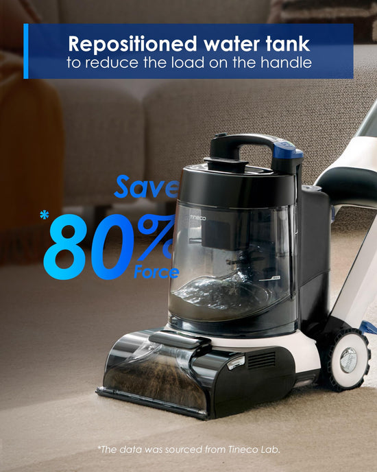 Tineco carpet upholstery cleaning machine — Smart self-cleaning with PowerDry technology