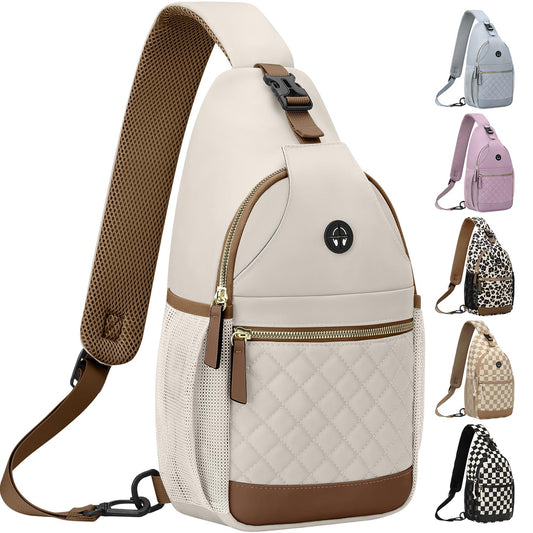 Crossbody backpack with adjustable strap for travel and casual use