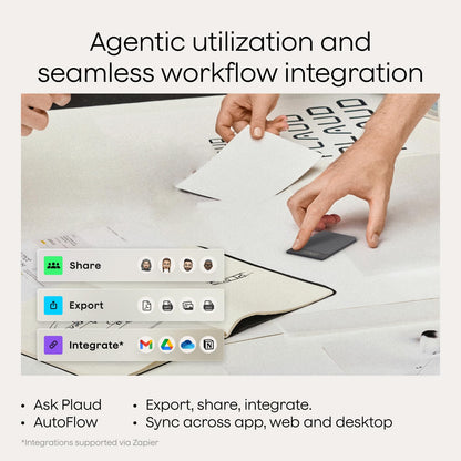 Plaud Note Pro AI Voice Recorder, Transcribe & Summarize with AI, App Control, Note Taker for Meetings & Calls, Supports 112 Languages, Ultra-Slim with InstantView Display, Case Included, Black