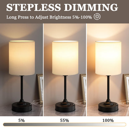 Kakanuo cordless table lamp - fabric lampshade design