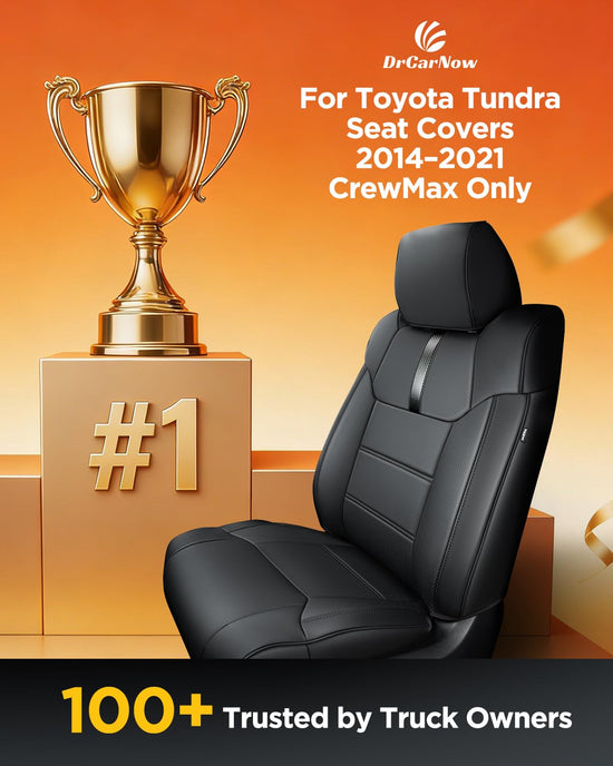 Super cover for Toyota Tundra seat covers with carbon fiber