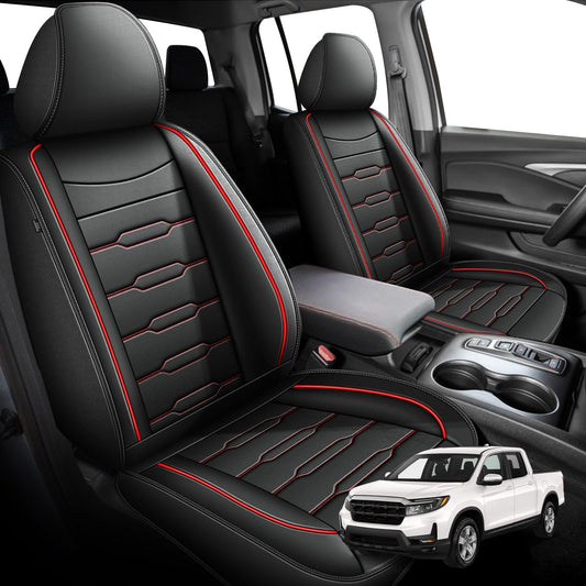 AOMSAZTO vehicle seat cover - Faux leather for Honda Ridgeline 2006-2026