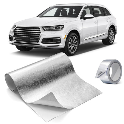 Automotive Heat Shield 12x12, Aluminized Heat Resistant Mat for Exhaust