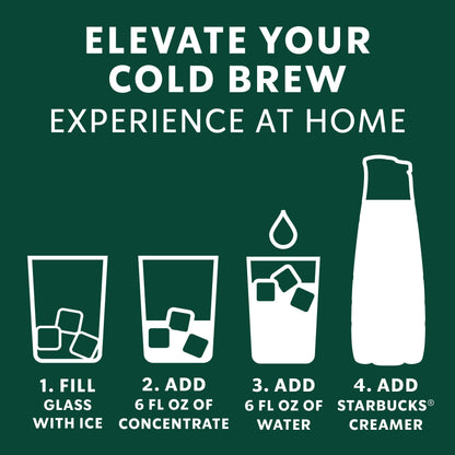 Starbucks cold brew coffee — signature black