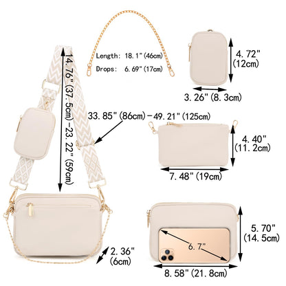 UTO waist pack — trendy 3 in 1 belt purse for women
