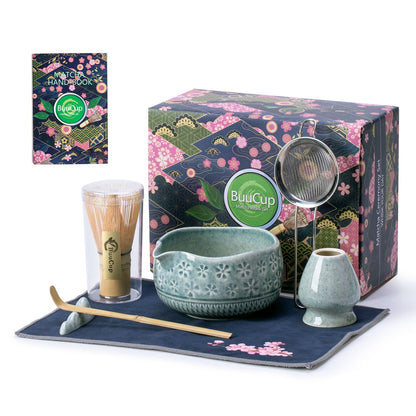 Buucup matcha whisk set — complete ceramic matcha kit for enthusiasts