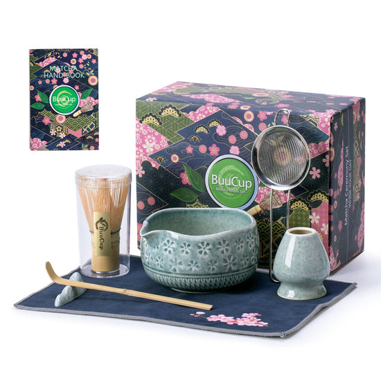 Buucup matcha whisk set — complete ceramic matcha kit for enthusiasts