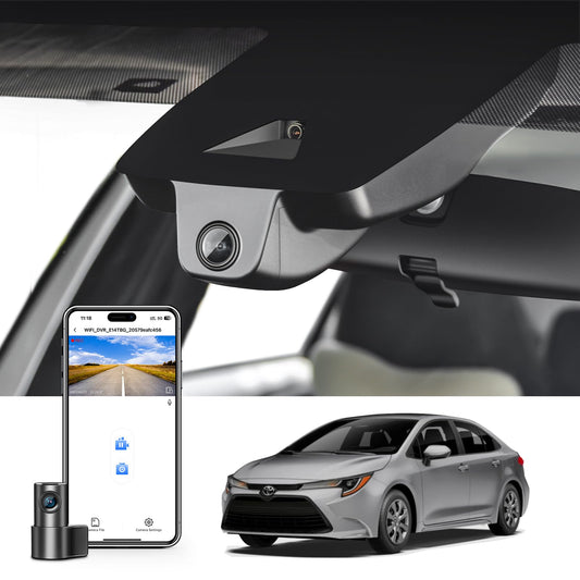 Portable electronic device mount — Custom dash cam for Toyota Corolla E210 2023-2026