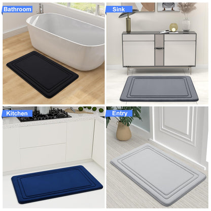 Grandaily memory foam bath rug — ultra soft and non-slip design