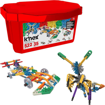 K'NEX Imagine building set — 522 pieces for 35 models and engineering fun