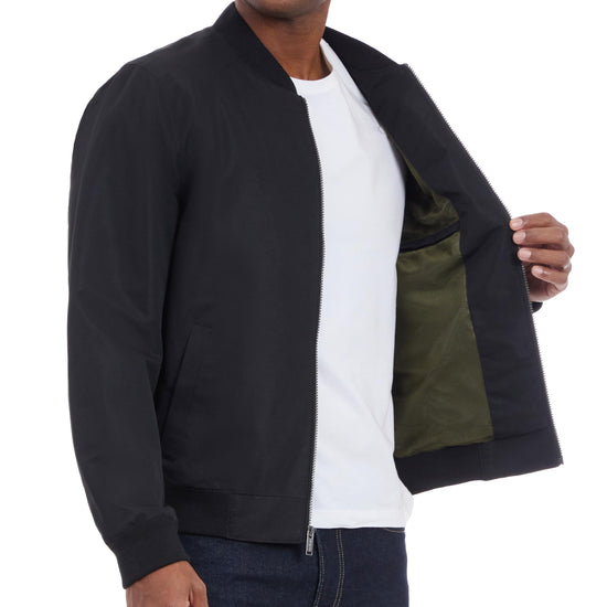 Michael Kors men's bomber jacket — lightweight and water resistant coat