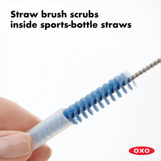 OXO cleaning brush — insulated tumbler with cleaning kit