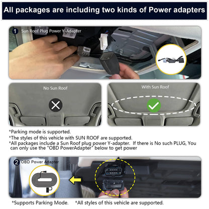 Mangoal 4K dash cam with custom fit for Mazda CX-50 2025 2026, UHD video, GPS and WiFi