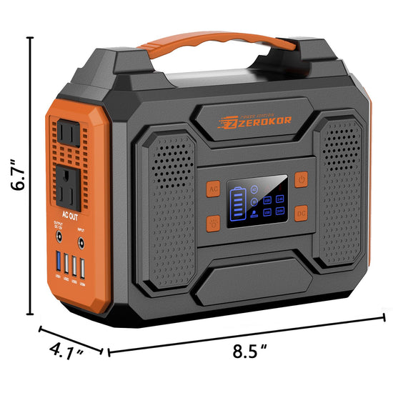 Electricity generator — 300W portable power station with 60W solar panel