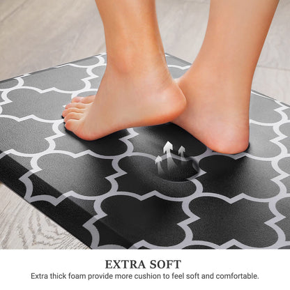 WISELIFE anti-fatigue floor mat — cushioned and non-slip design for comfort