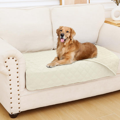 Smiry waterproof dog bed cover - Soft washable reversible design