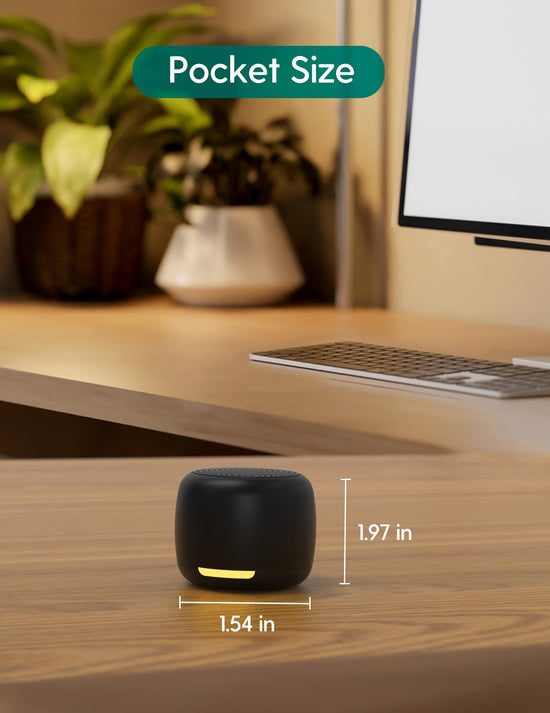 Babelio noise machine — mini portable design with 15 non-looping sounds and timer