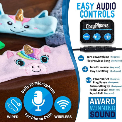 CozyPhones headphones with wireless design