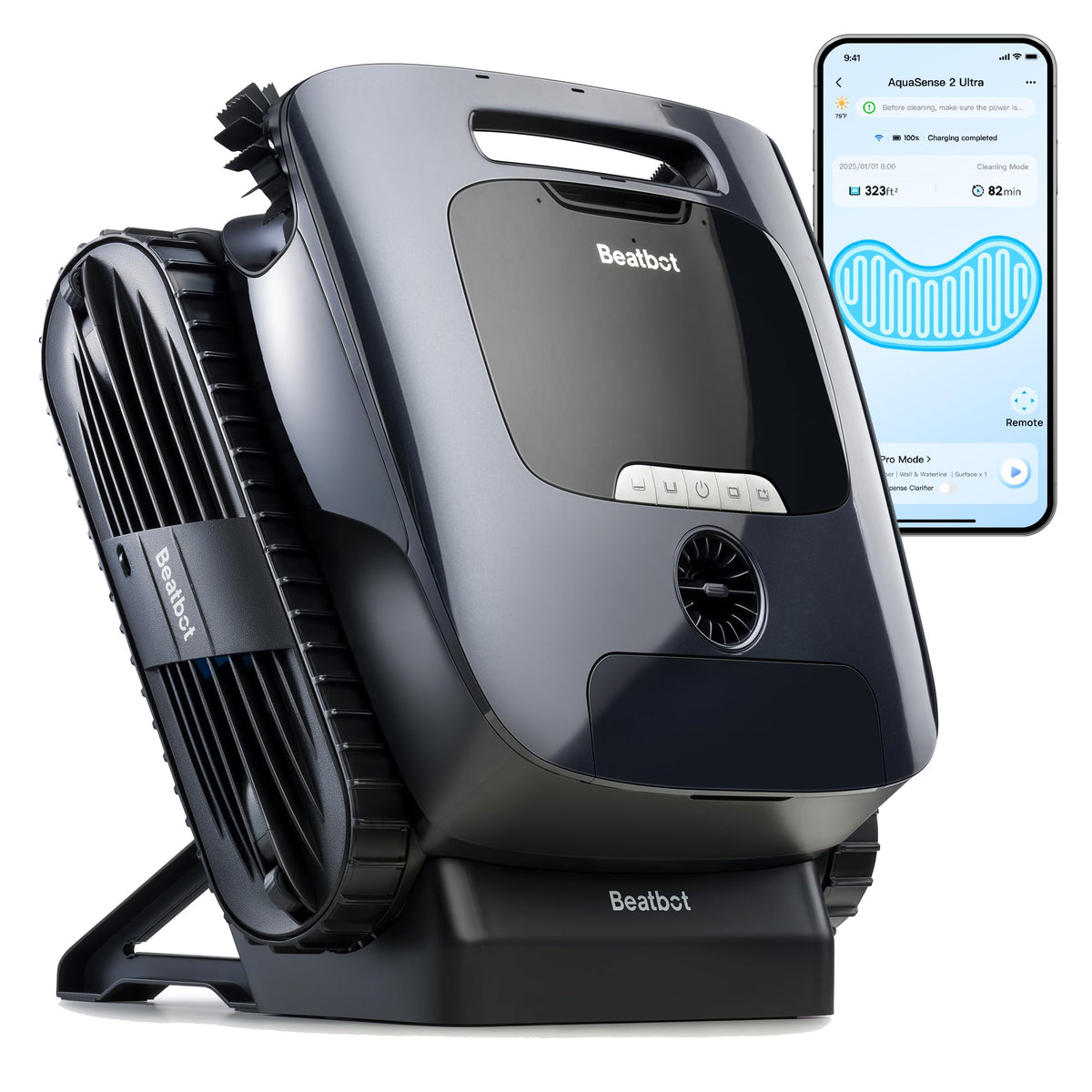 Beatbot AquaSense 2 cordless robotic pool vacuum — AI mapping and app control