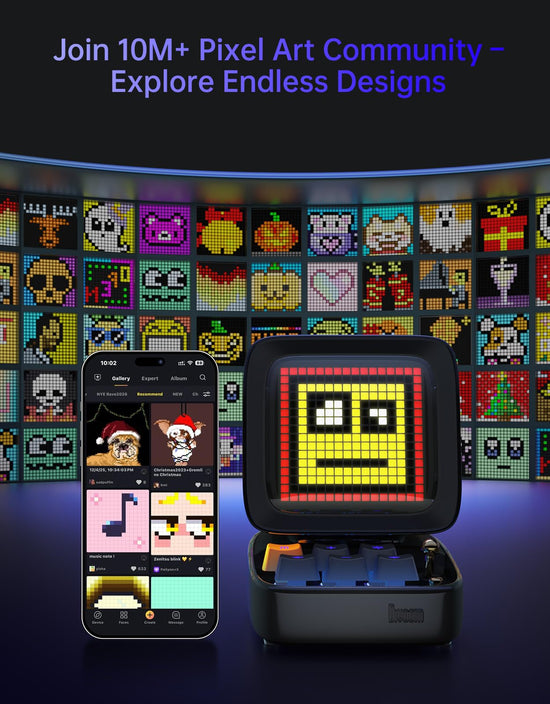 Divoom Ditoo speaker — compact design and retro aesthetics