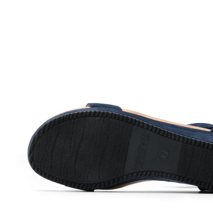 Sandal — Open toe buckle ankle strap wedge design from Dream Pairs