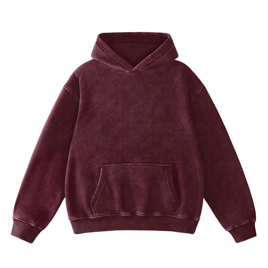 Dnzzs acid wash hoodie — super soft oversized sweatshirt for men