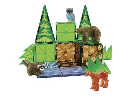 Toy building block — Magna-Tiles forest animals 25-piece set