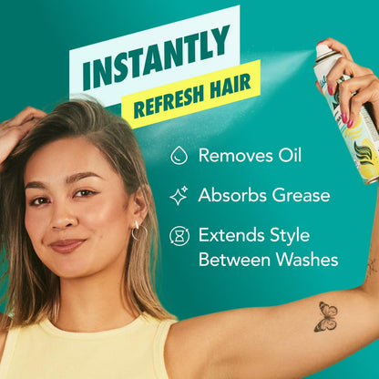 Batiste dry shampoo - Variety pack with original and tropical fragrances, 4 count