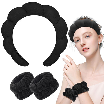 Hairband — Soft and non-slip design for makeup and skincare routines