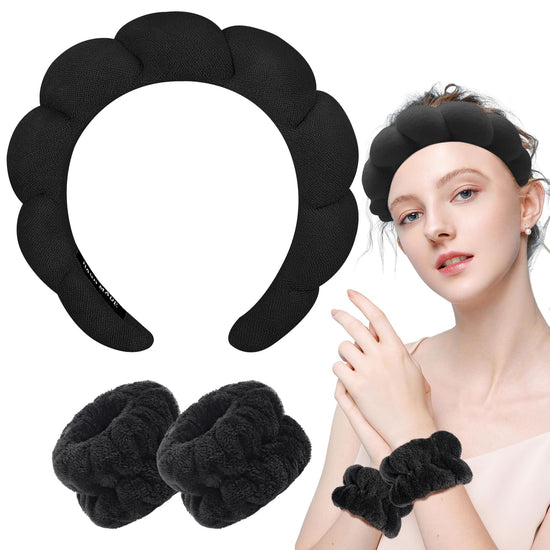 Hairband — Soft and non-slip design for makeup and skincare routines