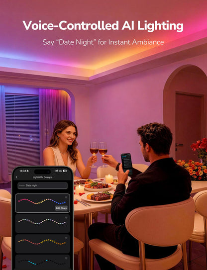 Lepro S1 smart LED strip lights — AI facial recognition and music sync
