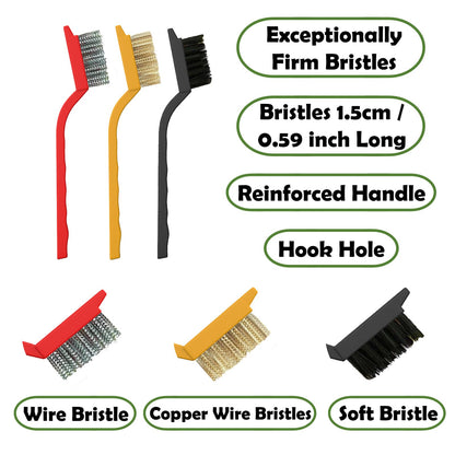 Betanull cleaning brush set — multi-purpose hard bristle brushes for tight spaces