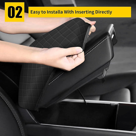 AOMSAZTO armrest covers — console pad for 2016-2021 Jeep Cherokee