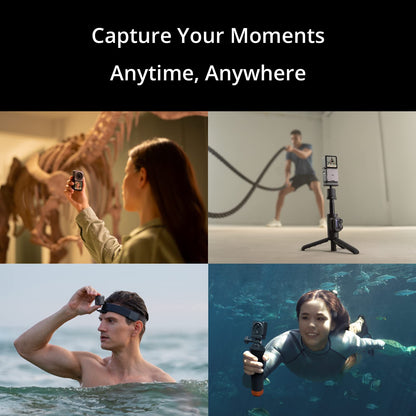 Dji Action 2 camcorder — Dual-screen 4K waterproof design with Bluetooth connectivity