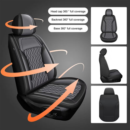 Vehicle seat cover — Custom fit leather for KIA Rio 2013-2025 front seats