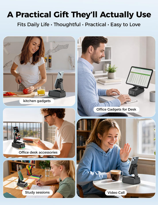 Bluetooth speaker with phone stand and HD sound for gifts for him or her